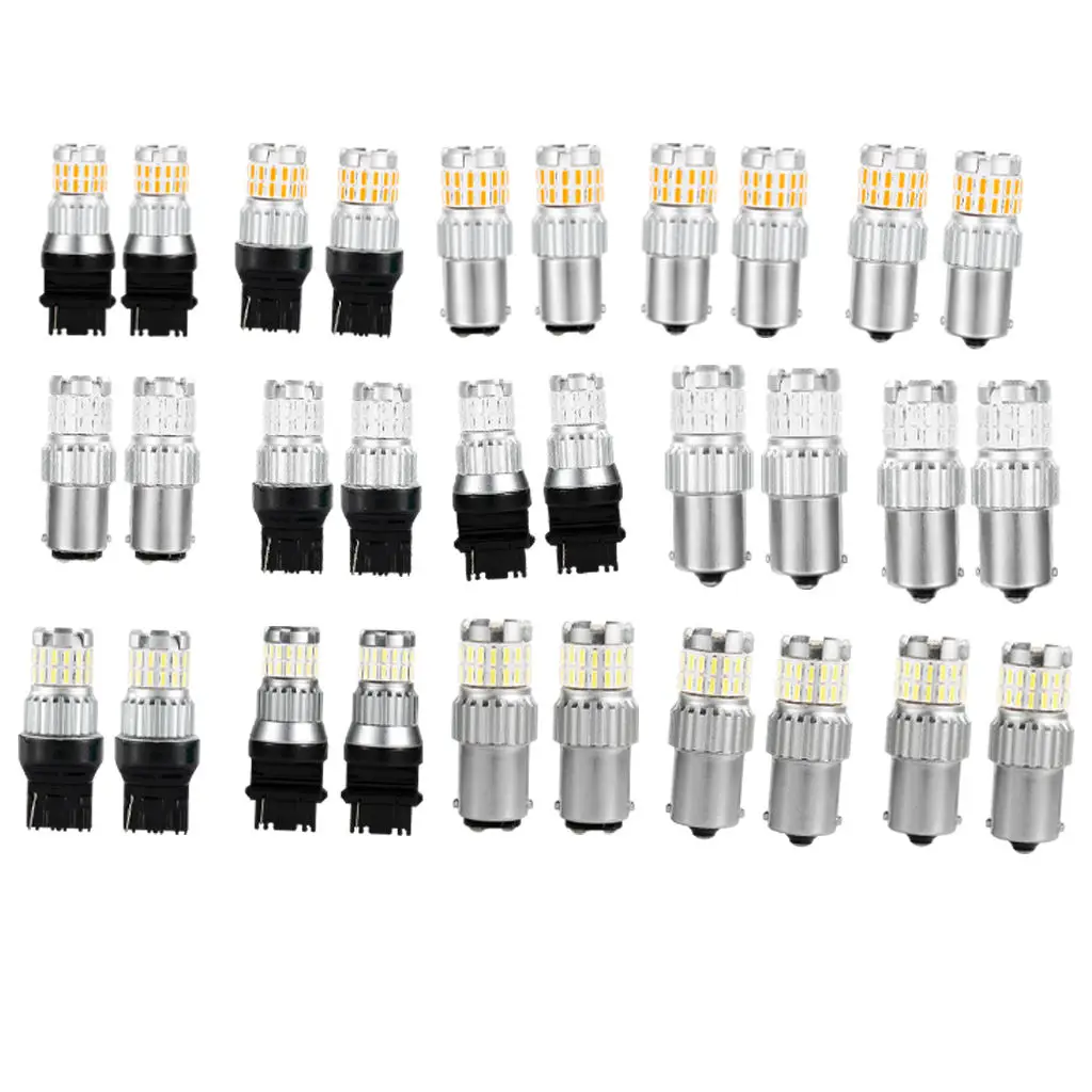 

2 шт. автомобильные задние стоп-сигналы 9-30 в светодиодный ные лампы, алюминиевый корпус, простая установка