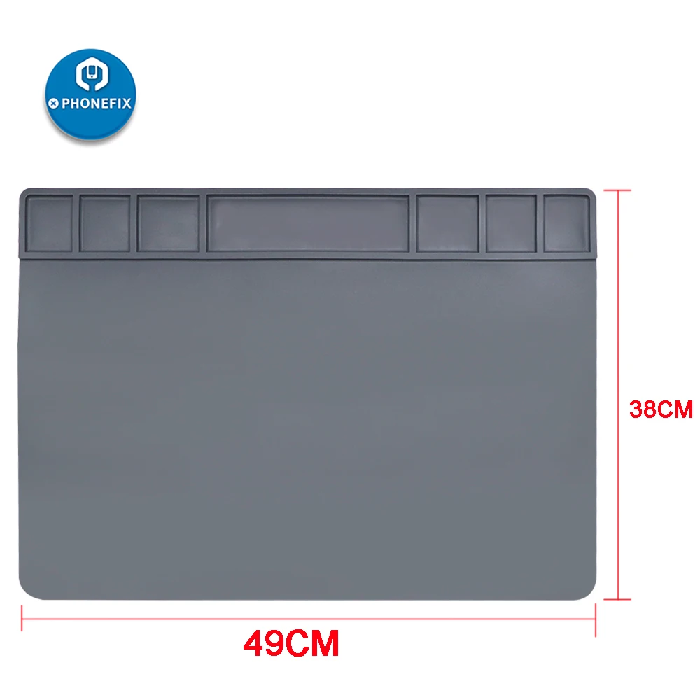 Паяльный коврик Теплоизоляционный силиконовый настольный термозащитный