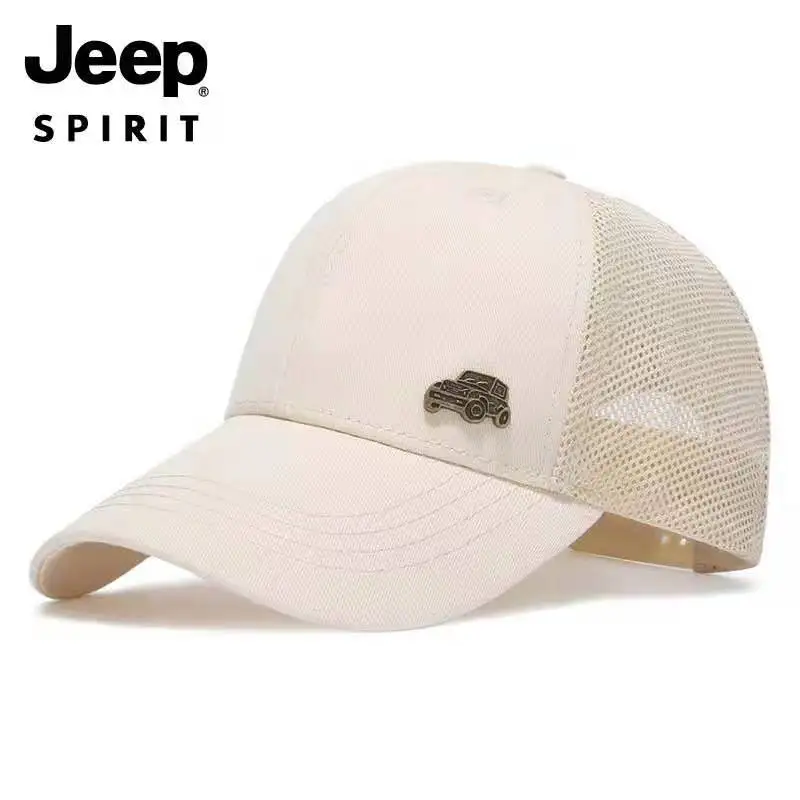 

JEEP- letter Hat counter authentic couple baseball caps are very fashionable sports hiking leisure travel hats truck driver hats
