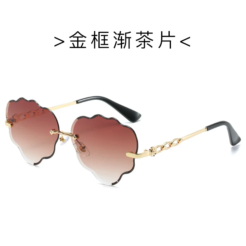 Солнцезащитные очки без оправы s015 женские персонализированные солнечные в