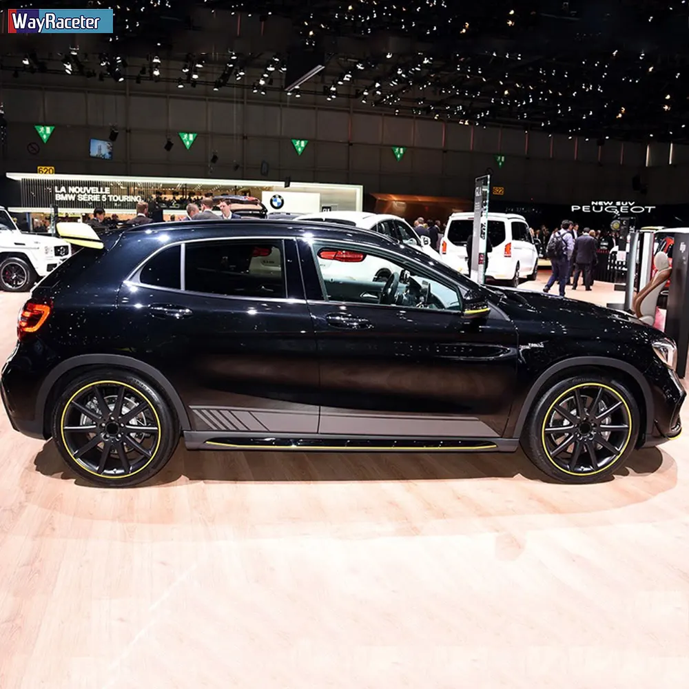 Выпуск 1 наклейки на боковые двери автомобиля наклейка бленду для Mercedes Benz GLA Class