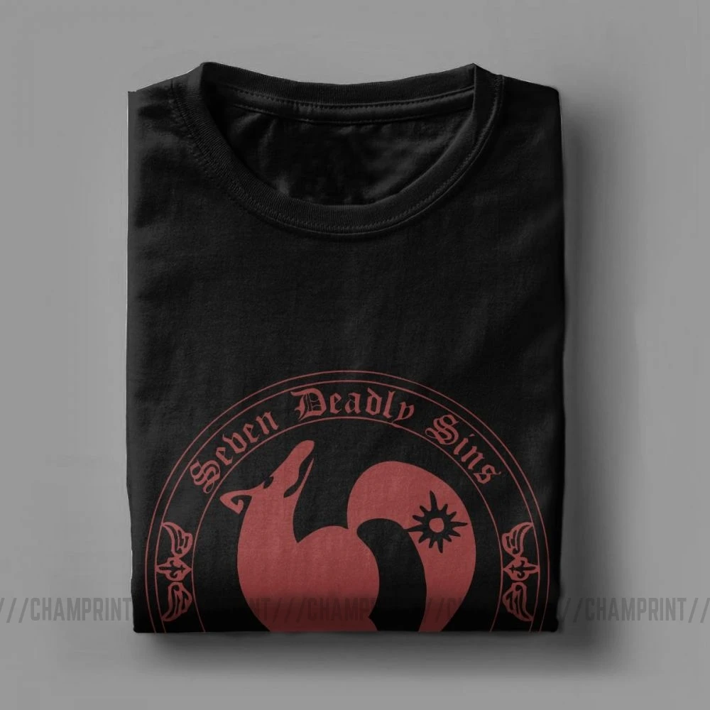 Мужская футболка Повседневная с короткими рукавами и рисунком лисы греха