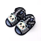 Летняя Обувь Детские пантофели для новорожденных мальчиков мягкая Обувь для младенцев кроссовки панда предуокер Обувь 0-18 м