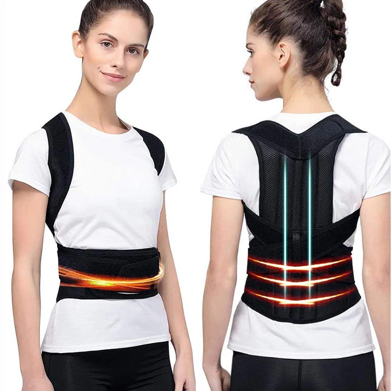 Ремень для мужчин женщин студентов магнитный корсет Корректор осанки|back shoulder