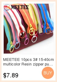 Meetee 2/5/10 метров 5# разъемная застежка-молния нейлона Цветной зубец Застежка-молния черный, белый цвет ткань код со стандартом ISO в Гуанчжоу Китай, который специализируется DIY Домашний текстиль мешок швейная фурнитура