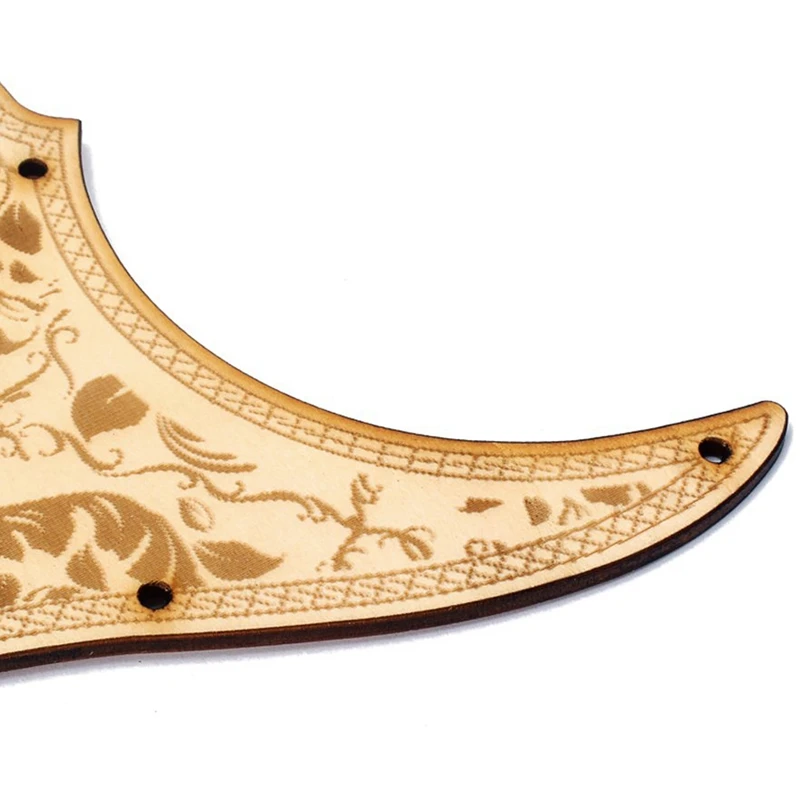 Ssh деревянная Гитара Pickguard клен дерево с декоративным цветочным узором для Fender St
