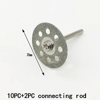 20mm YEODA алмазная пила Лезвие Резки микро диск для роторной Терка пластина Циркулярный диск Циркулярный алмазный лезвие аксессуары - Цвет: 20mm