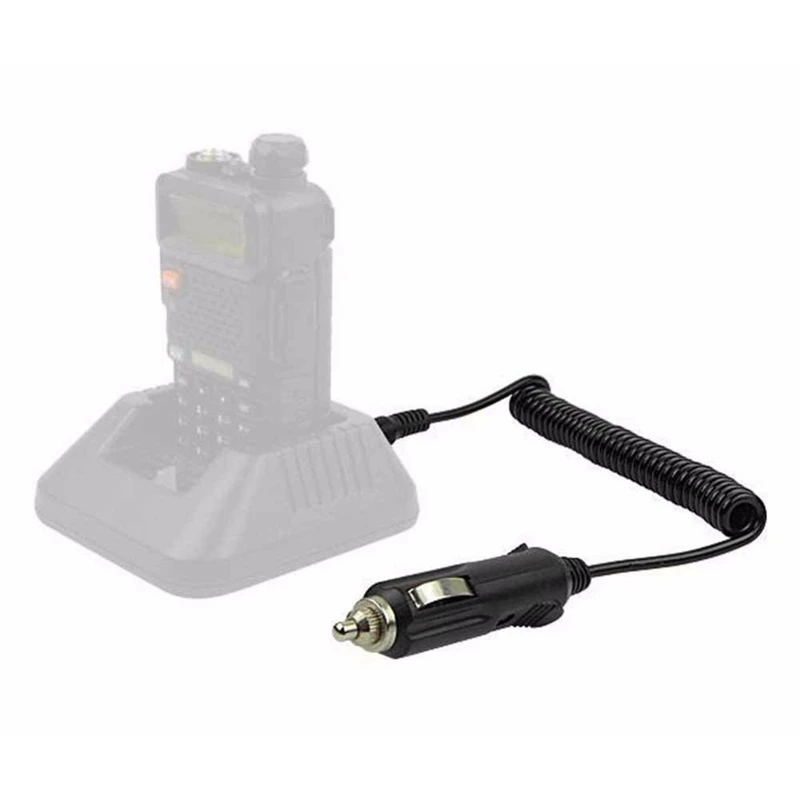 Car Charger Cable For Two-Way Baofeng Walkie Talkie UV-5R UV-5RE 5RA 82 3R Radio Cigarette Lighter Slot 12V DC Power Charge Cord | Мобильные