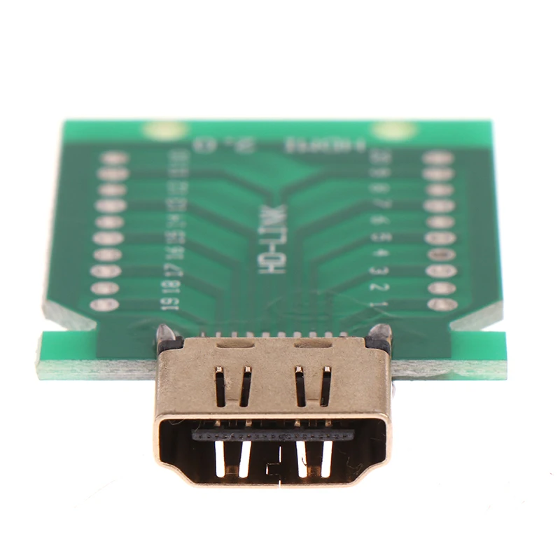 1 шт. сделай сам Стандартный HDMI сварной штекер гнездо 19-контактный кабельный