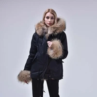 female short coats parka winter fashion jackets thick warm fluffy high quality outerwear