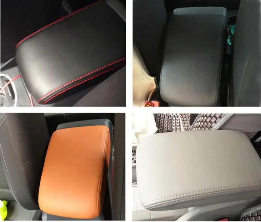 Customzied Microfibre Leather Center Armrest Cover For Mitsubishi ASX car accessories interior upgrade | Автомобили и мотоциклы