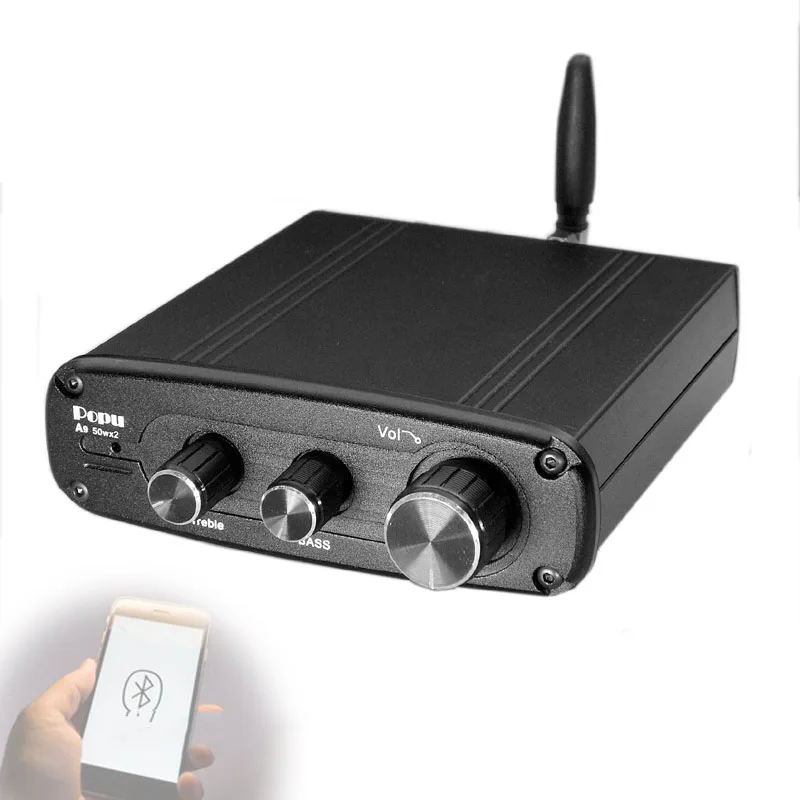 TPA3116 Bluetooth 5,0 QCC3003 цифровой усилитель мощности 50 Вт* 2 стерео аудио усилитель ES9018 независимое декодирование T0955