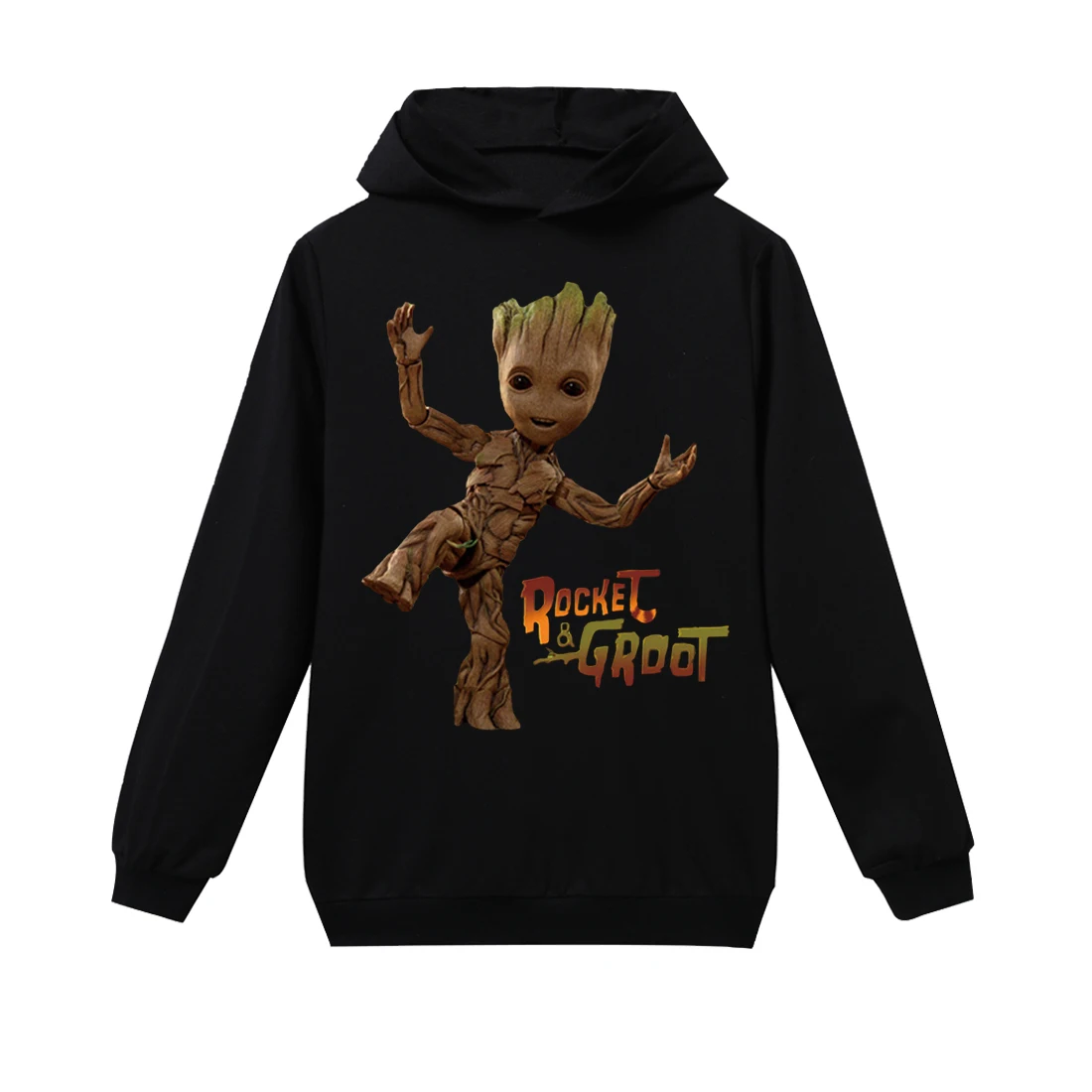 Топ с длинными рукавами для мальчиков рисунком из аниме gta 5 Groot детская одежда
