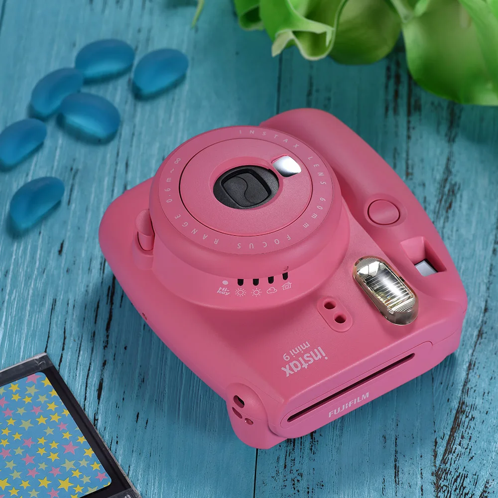 Fujifilm Instax Mini 9 мгновенная камера пленочная с зеркалом для селфи 2 шт. аккумулятор FUJI