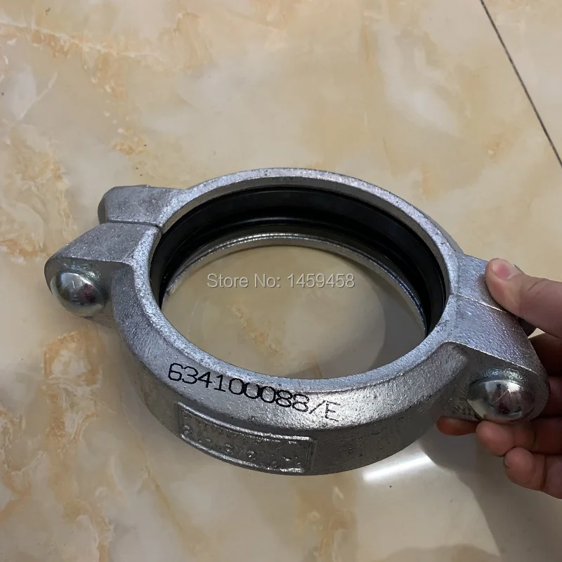 2pcs/lot 0634100088 original PIPE COUPLING victaulic hoop clamps for AC air compressor