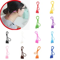diy anti slip silicone rope ear support ear hooks sleeves spectacles glasses legs earmuffs glasses legs accessories neck lanyard
