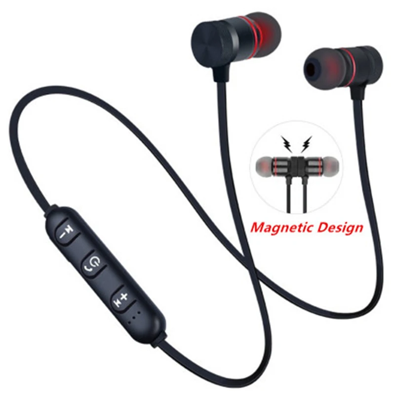 5 0 Bluetooth стереонаушники с шейным ободом магнитные беспроводные наушники