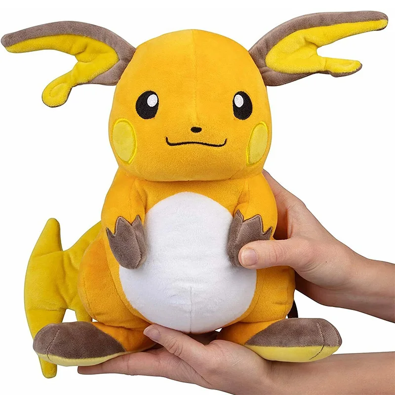 Мультяшные плюшевые игрушки Pokemon 30 см оригинальные мягкие Raichu подарки украшение