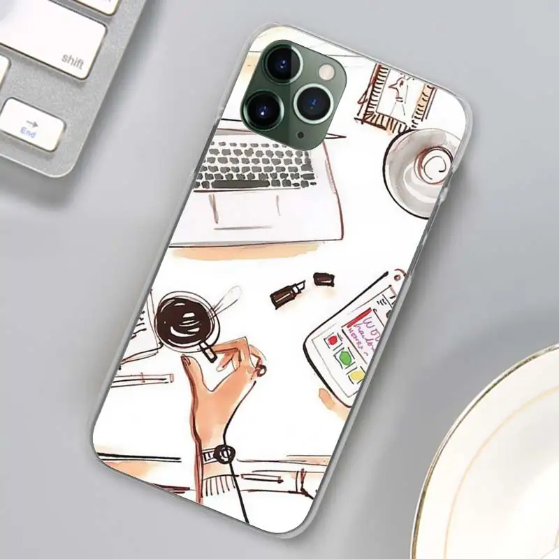 Девушка босс розовый женский телефон чехлы для Apple iPhone 11 Pro Max X XR XS MAX 11 Pro 7 8 6 6s Plus 5 5S SE жесткий чехол