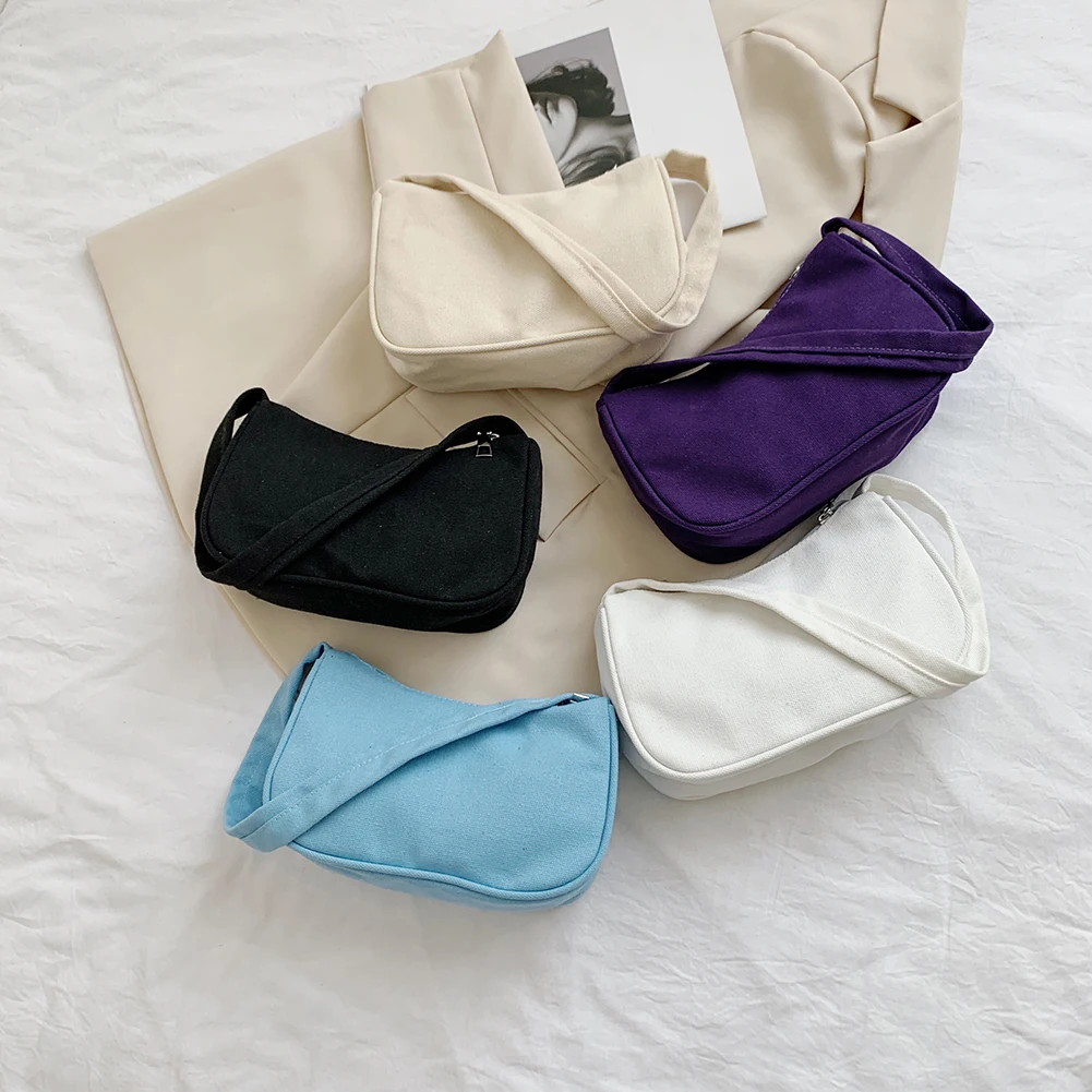 

Повседневная Дамская сумочка для подмышек карамельных цветов, нейлоновая сумка-хобо в стиле ретро, Винтажный дизайн, женская сумочка-Багет ...