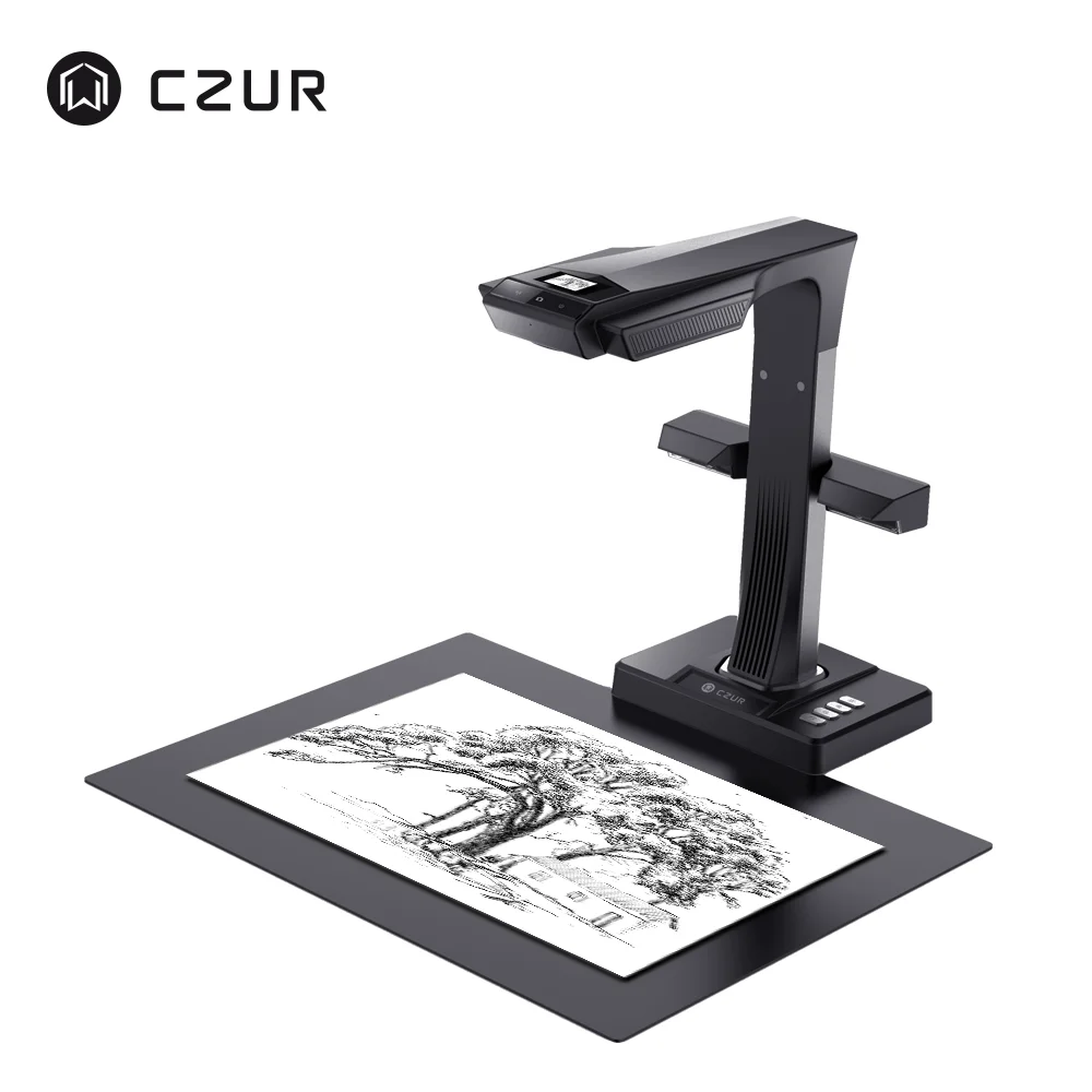 CZUR ET16 плюс книга сканер с OCR функция 16MP HD камера, A3 A4 документ фото Портативный высокоскоростной считыватель для ПК Windows Mac