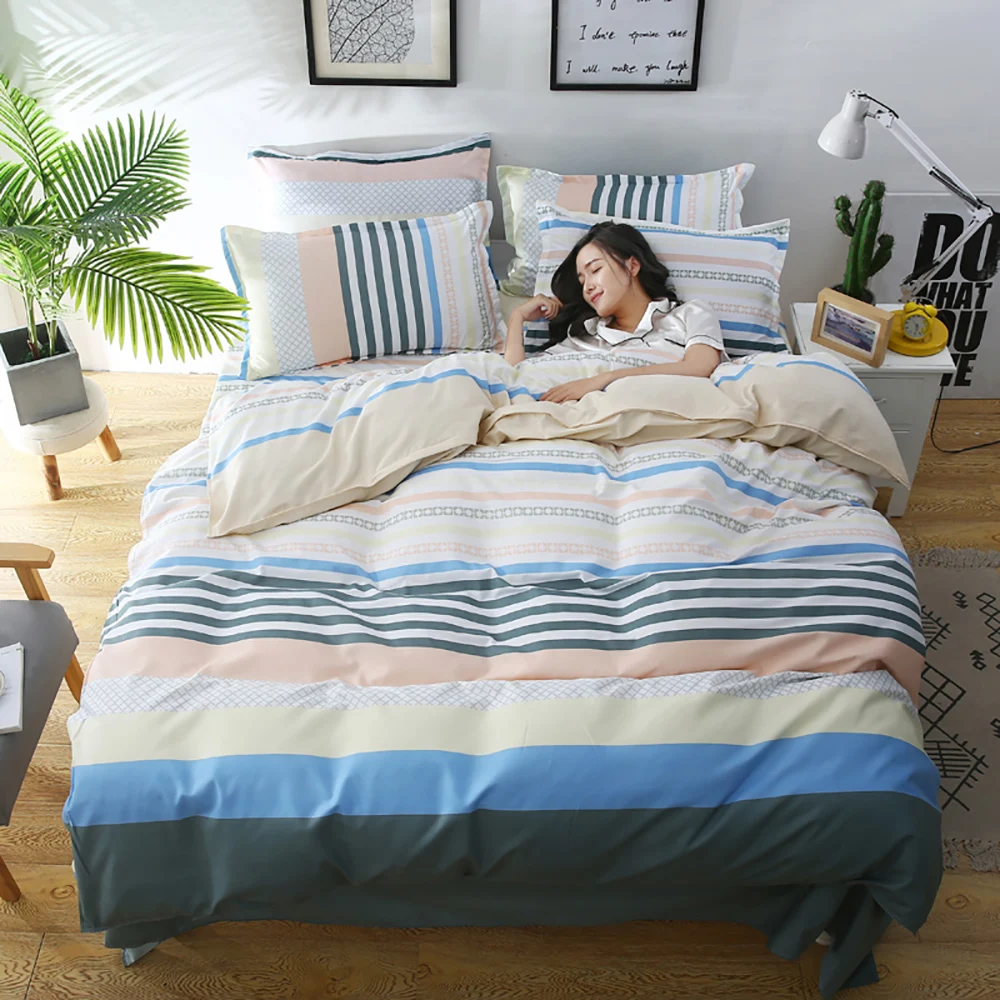 Thumпостельные принадлежности в полоску Комплект постельного белья King size
