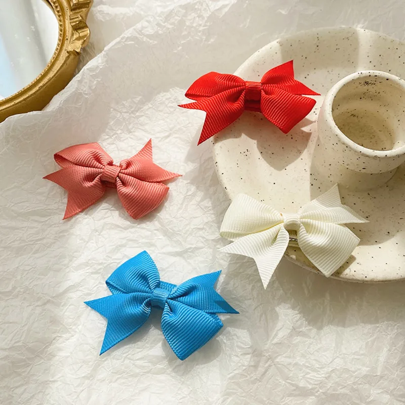 

Xwen Girls Bow Cute Hairpin Candy Color Hair Clips Small Bangs Side Clip 2021 New Headdress Fashion Hair Accessories