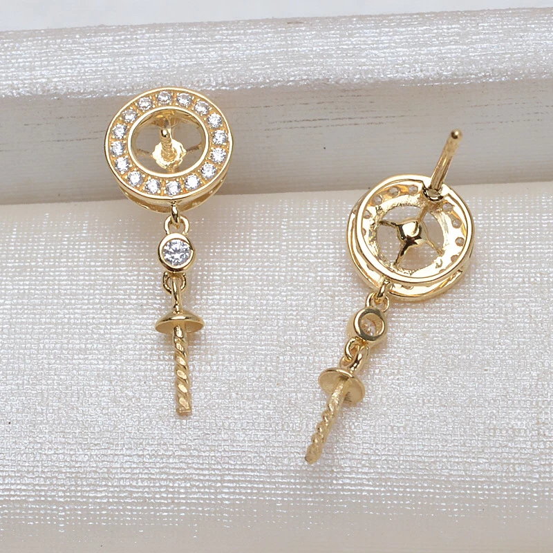 Рисунок 2 - Оригинальные золотые серьги в форме сердца AU 750 18K