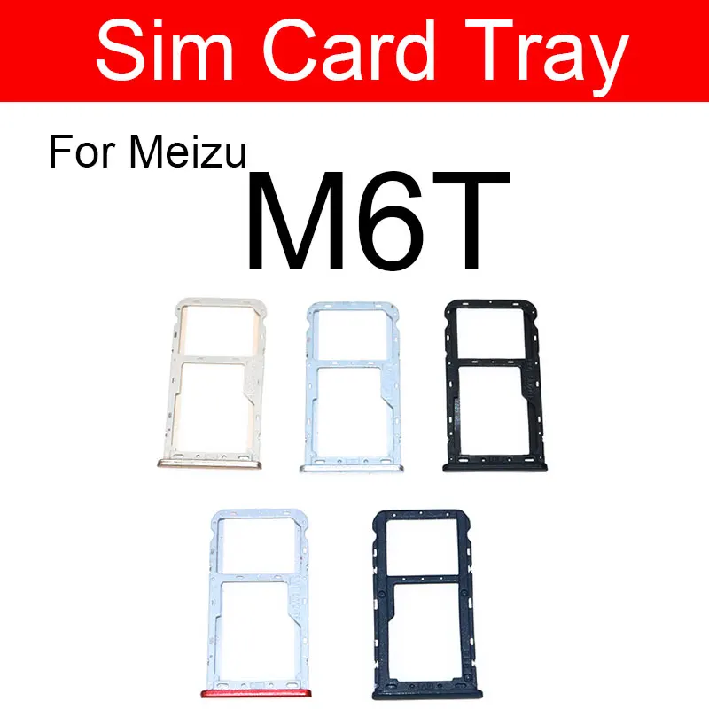 Лоток для Micro Sim-карты Meizu Meilan Blue Charm M6T M811h M811q SD Reader слот запасные части ремонта |
