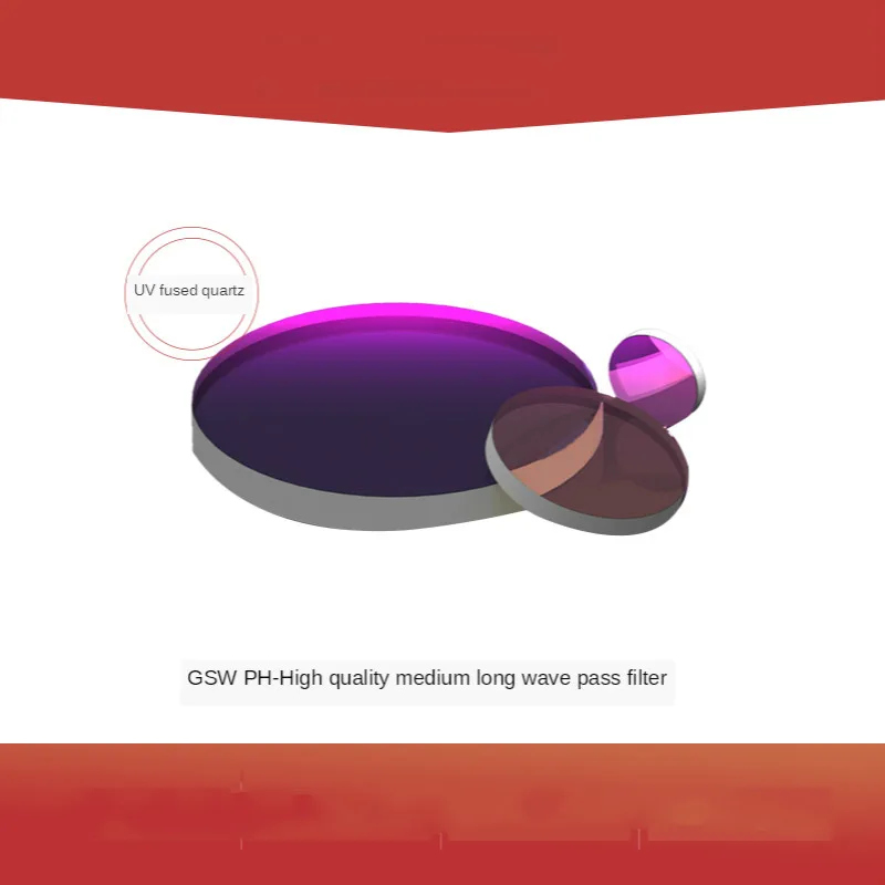 Высококачественный проходной фильтр средней длины с диаметром 25 мм оптические