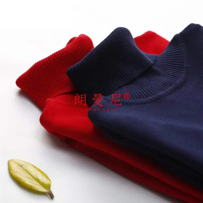 Женские зимние вязаные свитера 2020 облегающие пуловеры с высоким воротником