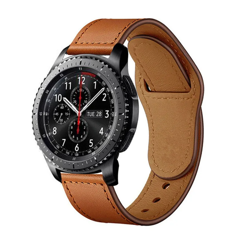 Ремешок для часов Samsung Galaxy watch 3/46 мм Gear S3 frontier кожаный браслет смарт-часов huawei Watch gt