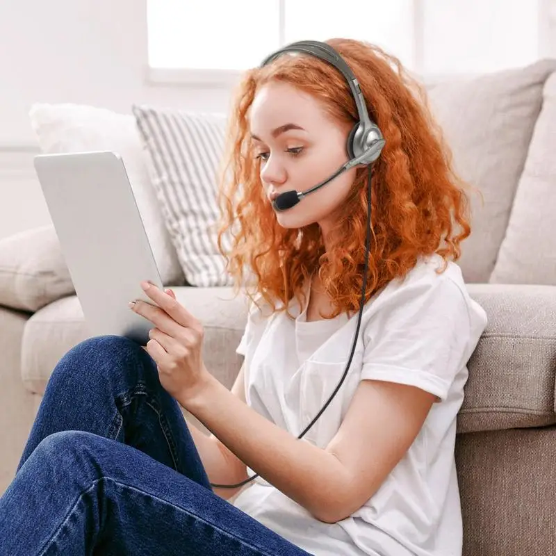 Наушники Logitech H111 стереогарнитура с микрофоном 3 5 мм гарнитуры для игр музыки