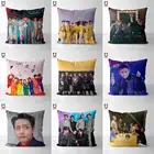 Подушка в стиле K-POP, искусственная плюшевая наволочка, версия сделай сам, 34 наволочки, квадратные подушки 40x40 см, 45x45 см