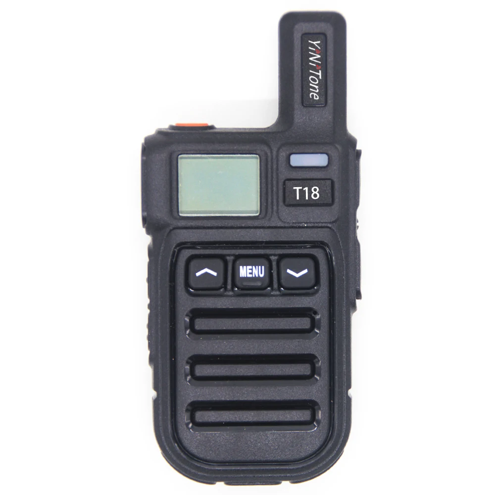 YiNiTone T18 Mini PMR Walkie Talkie PMR446 PMR 446 Radio VOX Handsfree FRS Two Way Radio with Vibration Wireless Cloning