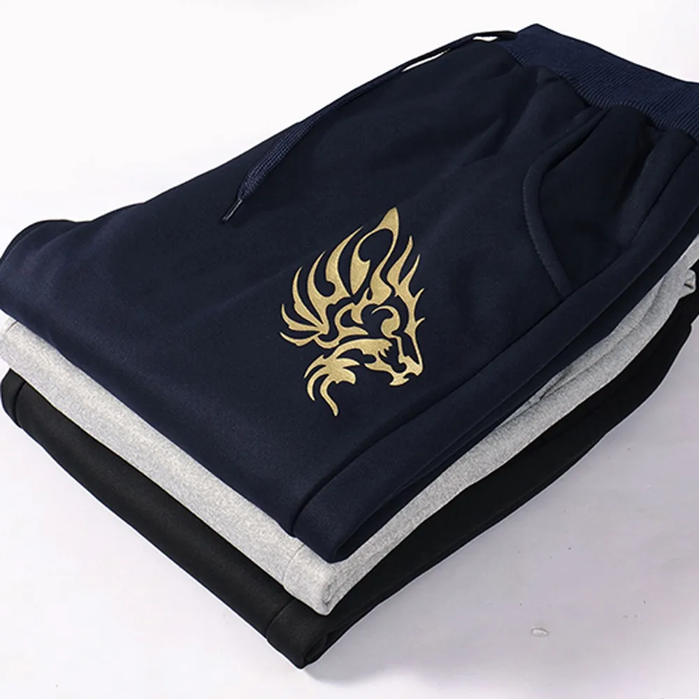 Модный свитшот для мужчин Сезон осень-зима Плотные штаны Комплекты Спортивный