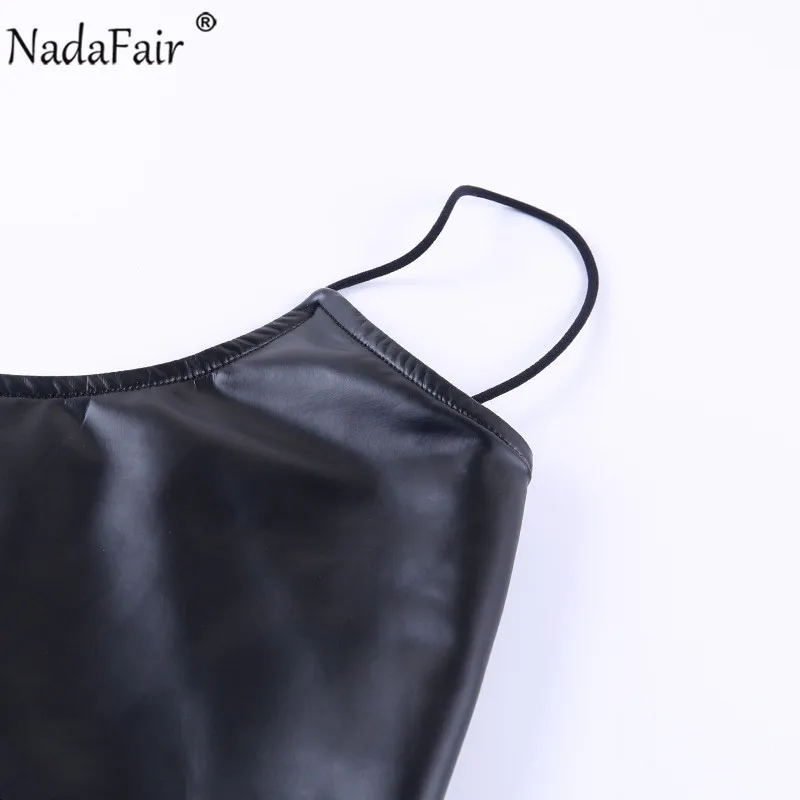 Nadafair черные сексуальные боди с вырезом лодочкой и открытыми плечами, боди для женщин, летние обтягивающие боди Топы Femme Camis