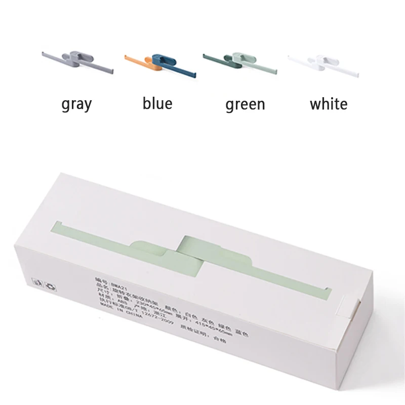 

Foldable Hanger Storage Rack Punch-Free Bathroom Bedroom Organizer Shelf Multifunction Rotatable Kitchen Towel Clip Accessories