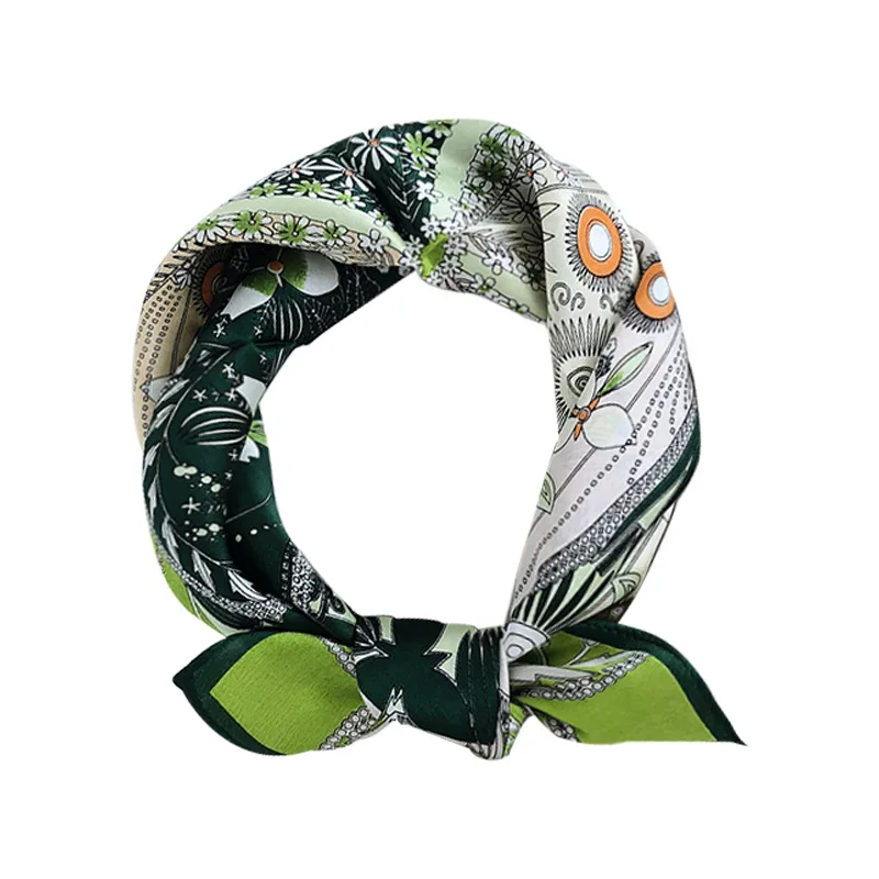 

2020 New Hijab 100% Silk Scarves Female Temperament Of Edition For Mulberry Towel Decoration In Spring And Summer Joker Small