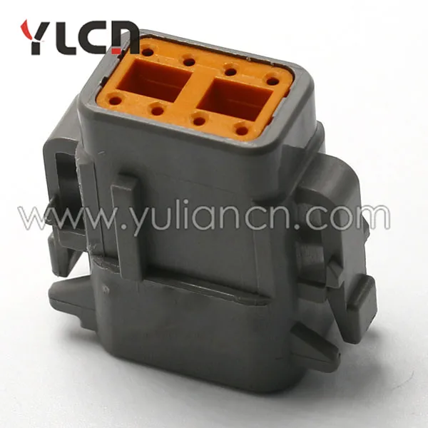 

8 pin female waterproof auto wire harness connector with terminal and seal DTM06-8S