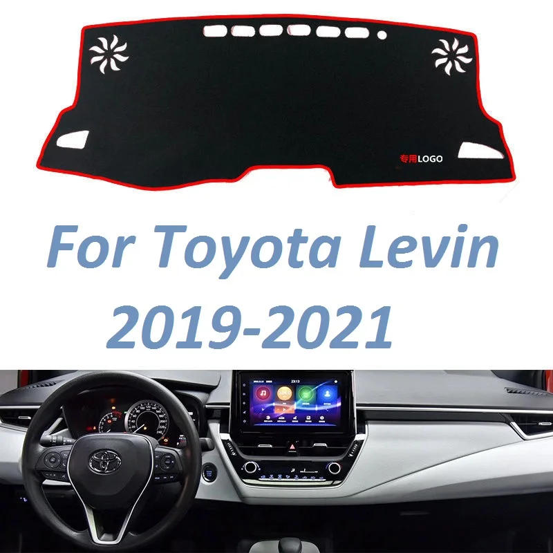 

Для Toyota Левин 2019 2020 2021 левый и правый руль Нескользящие приборной панели крышки коврик от солнца, автомобильные аксессуары