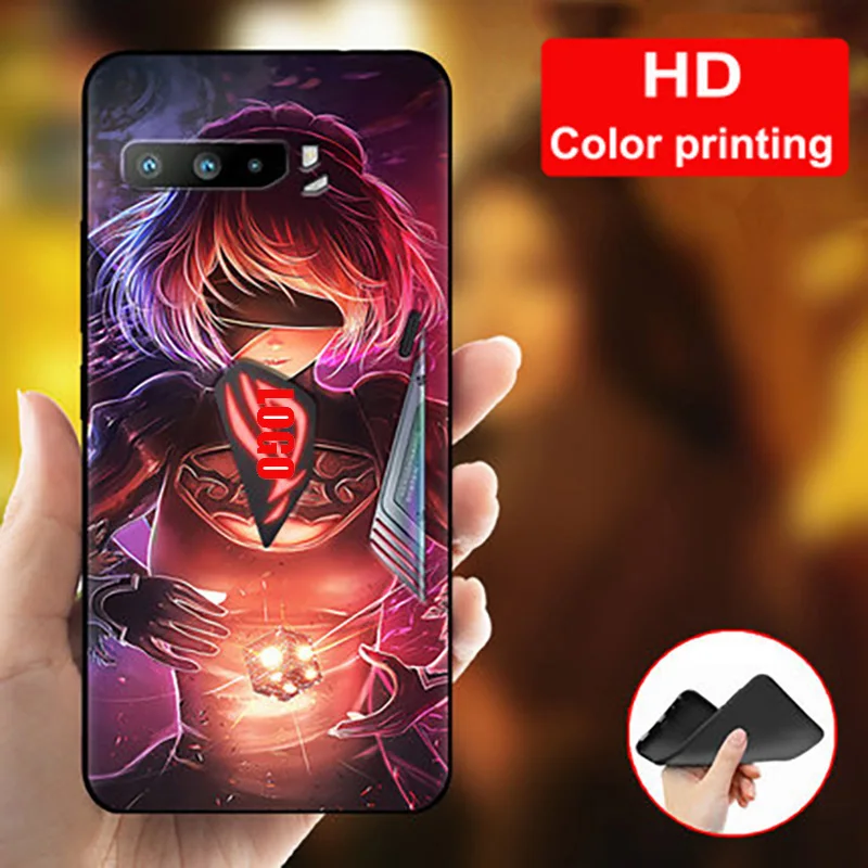 Для Asus ROG Phone 3 Чехол Мягкий Тонкий силиконовый чехол тонкий для телефона с