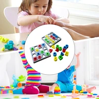 matching toy color sorting shape sorter family board game developmental early learning montessori toy for preschool kids