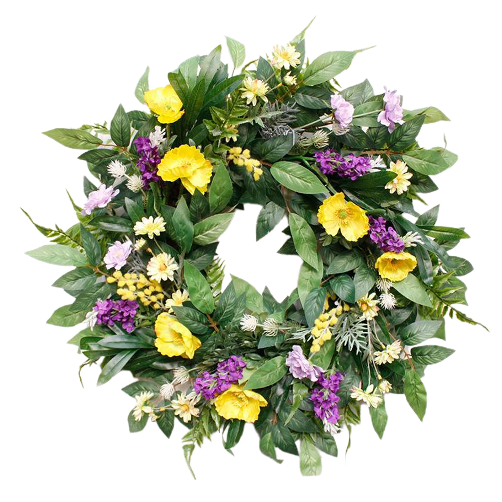 

Artificial Floral Wreath Wall Window Front Door Garland Decoration Ornament