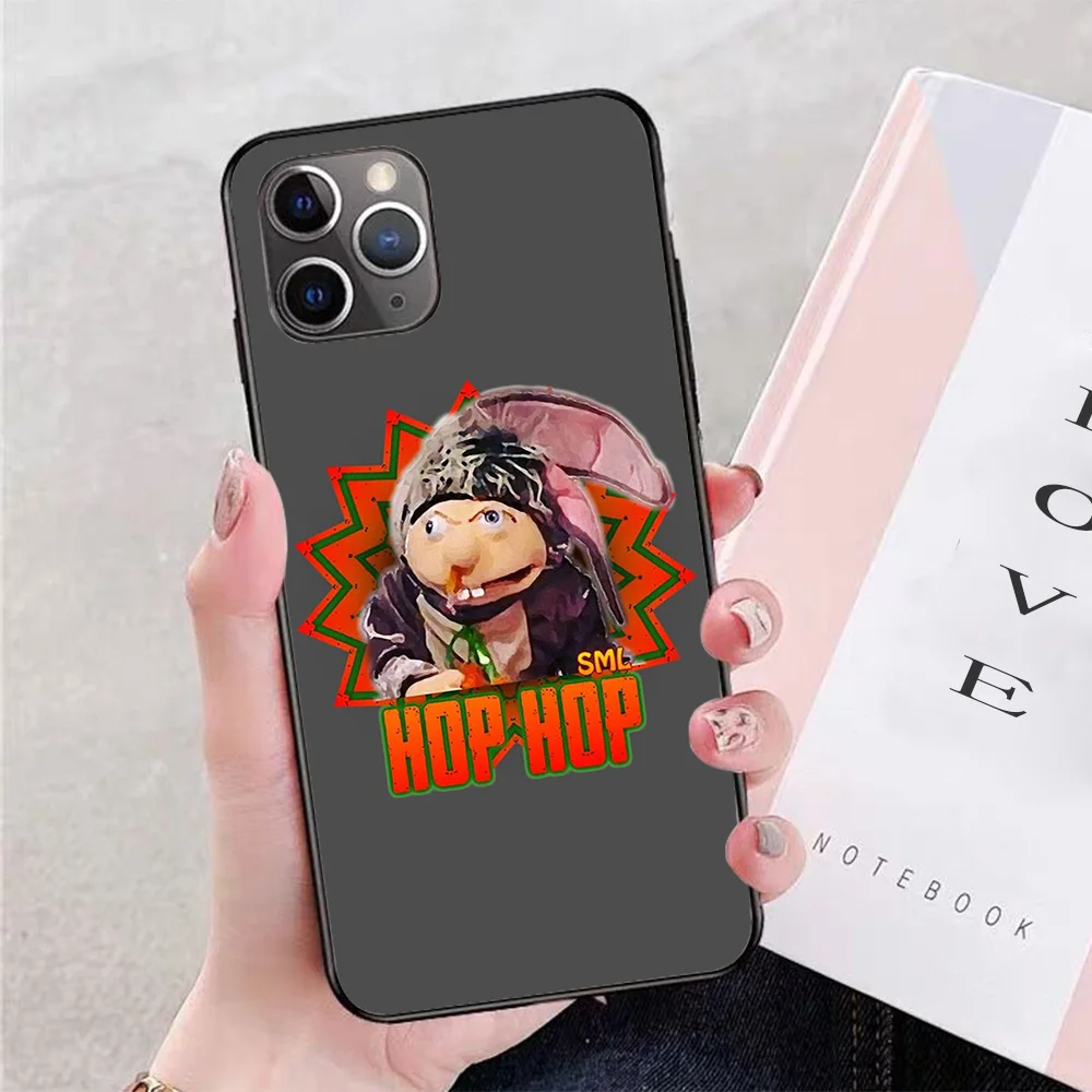 

For iPhone SML JEFFY HOPS Soft TPU Border Apple iPhone Case