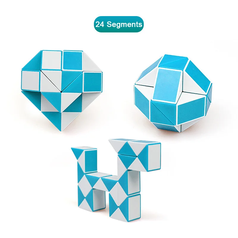 QIYI 60 блоков линейка Магическая змея антистресс Головоломка Куб Neo cubo magico стресс куб для детей обучающая игрушка