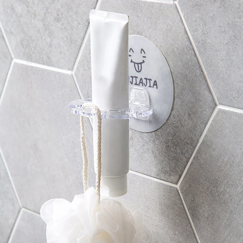 

1PC Plastic Toothbrush Holder Toothpaste Storage Rack Bathroom Organizer Accessories Tools Shaver Tooth Brush Dispenser
