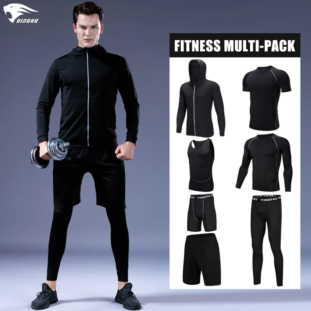 YINGHU спортивные костюмы для бега на открытом воздухе мужской спортивный костюм