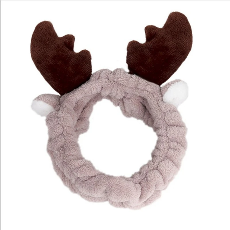 

Japan And South Korea Cute Face Wash Thicken Hairband Makeup Flannel Hairband Comfortable And Convenient Face Wash Hairband