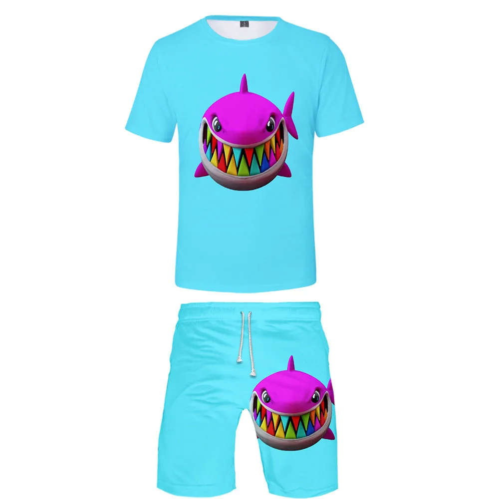 

2020 New Album GOOBA 6ix9ine T-shirt 3D Tracksuit Women Two Piece Set Men's T Shirt+Shorts Unisex Casual Tekashi69 Clothes